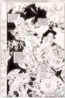 Howard Simpson, Robert Downs, and Damon Willis Secret Origins #22 Manhunters Original Art Page 28 Original -