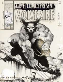 Sam Kieth Marvel Comics Presents #85 Cover Wolverine Original Art (Marvel, 1991). Sam Kieth‘s very first -