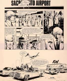 William Vance Bruno Brazil : Sarabande Ã  Sacramento Planche 44 (Lombard, 1974)....