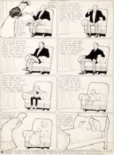 Winsor McCay (as Silas) Dream of the Rarebit Fiend Sunday Comic Strip Original Art (New York Herald, c. 1900-10s).... | Heritage