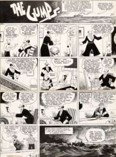  - Gus Edson The Gumps Sunday Comic Strip Original Art dated 5-11-41 (Chicago Tribune Syndicate, 1941)....