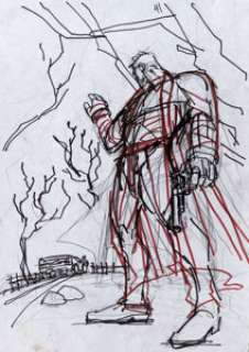 Frank Miller Sin City Vol. 1 Dessin préliminaire original (Dark Horse, 1991).... | Heritage