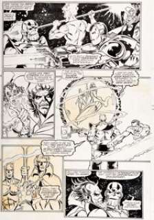 George Pérez and Joe Rubinstein Infinity Gauntlet #4 Page 5 Original Art (Marvel, 1991).... | Heritage