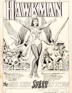  - Murphy Anderson Hawkman #4 Zatanna First Appearance Complete 13-Page Story "The Girl Who Split In -