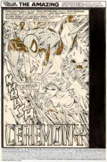 Todd McFarlane Amazing Spider-Man #322 Splash Page 1 Original Art (Marvel, 1989).... | Heritage