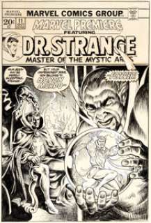 Frank Brunner Marvel Premiere #11 Cover Doctor Strange Original Art (Marvel, 1973)....