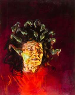 Basil Gogos Famous Monsters of Filmland #179 Cover Painting Medusa Original Art (Warren, 1981).... | Heritage