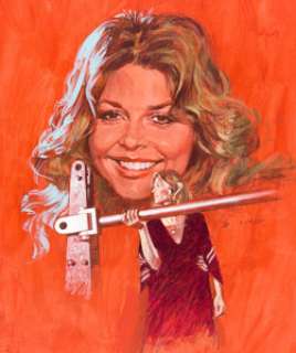 Arnaldo Putzu Look-In Magazine #3-1978 Cover Painting Bionic Woman Original Art dated 1-14-78 (ITV, 1978) ...