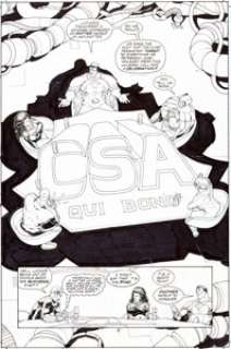 Frank Quitely JLA: Earth 2 Splash Page 32 Original Art (DC, 2001). The Crime Syndicate of America (the -