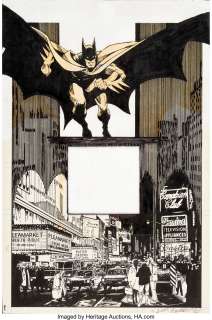 Marshall Rogers - DC Special Series #15 Batman Spectacular Back Cover/Story Page 11 Original Art (DC, 1978).