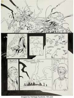 Giraud (Moebius), Jean | Jean Giraud (Moebius) The Incal, Planet John Difool, The Fifth Essence - Part 2 #6 Story Page 29 Original Art (Les... | Heritage