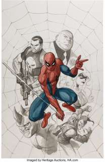 Marini, Enrico | Enrico Marini Spider-Man #23 Cover Original Art (Marvel/Panini, 2019).... | Heritage