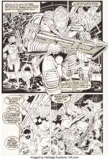 Rob Liefeld And Hilary Barta | New Mutants #91 Story Page 5 Original Art (Marvel, 1990).... | Heritage