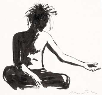 Jon J. Muth - Sandman #74 Page 13/Panel 1 Illustration Original Art (DC, 1996)....