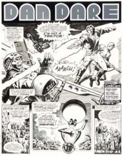 Gibbons, Dave - Dave Gibbons 2000 A.D. #119 "Dan Dare" Story Page 1 Original Art (IPC Magazines, Ltd., 1979)....