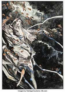 Sorel, Guillaume - Guillaume Sorel The King of Elfland‘s Daughter Cover Original Art (Editions Toth, 2005)....