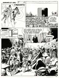 Ribera | Le vagabond des Limbes, planche originale à l’encre de chine. | Septimus