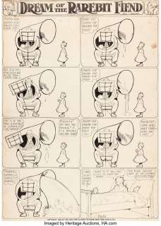 McCay, Winsor | Winsor McCay (as Silas) Dream of the Rarebit Fiend Daily Comic Strip Original Art (New York Evening Telegraph, 190... | Heritage