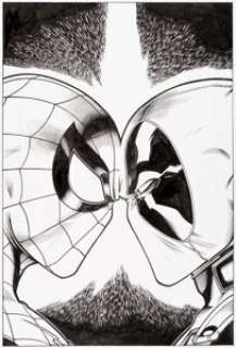 McGuinness, Ed - Ed McGuinness and Mark Morales Spider-Man / Deadpool #1 Splash Page 1 Original Art (Marvel, 2016)....