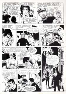 Vance, William | Bob Morane. Guerilla Ã  Tumbaga. Encre de Chine pour la planche | Coutau Bégarie