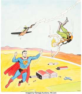 Ray, Fred | Fred Ray Superman #10 Cover Re-Creation Original Art (undated)... | Heritage