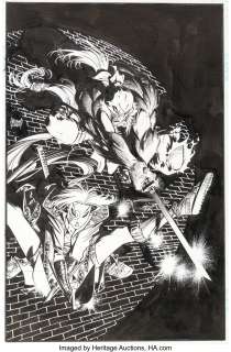 Kubert, Adam - Adam Kubert Wolverine #109 Cover Original Art (Marvel, 1997)....