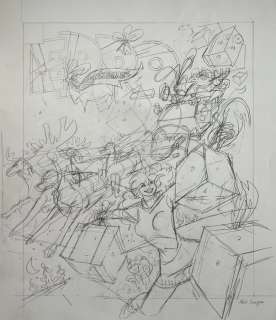 Kuijpers, Henk | Kuijpers, Henk - Originele schetestekening - Franka - Cover Eppo - Kerstnummer - (2015) | Catawiki