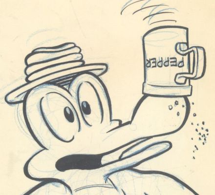 Kelly- Albert and Churchy, Original POGO Coloring book art (1950s) | Russ Cochran