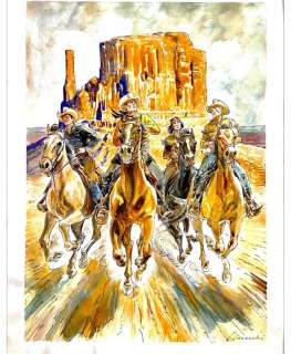 Vannini, Luca | Vannini, Luca - illustrazione originale "Tex and pards" | Catawiki