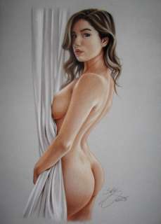Sly | Sly - Original drawing in colour - Nude women - Size: 31 x 42 cm. - (2023) | Catawiki