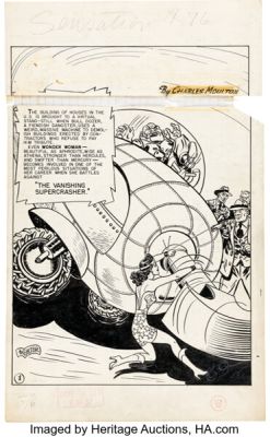 H.G. Peter, Sensation Comics Unpublished Wonder Woman Story Page Original Art (DC, ca. 1948). | Heritage