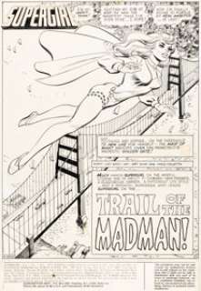 Saaf, Art - Art Saaf and Vince Colletta Supergirl #1 Story Page 12 Original Art (DC, 1972). ...