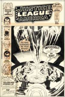 Adams, Neal | Neal Adams Justice League of America #98 Cover Original Art (DC, 1972).... | Heritage