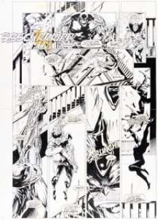 Kubert, Adam - Adam Kubert and Mike Sellers Wolverine #79 Double Page Spread 16-17 Original Art (Marvel, 1994)....