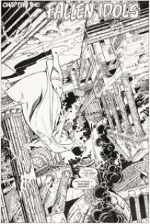 Byrne, John | John Byrne and George Pérez Action Comics #600 Superman Splash Page 8 Original Art (DC, 1988). ... | Heritage