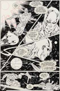 Grindberg, Tom - Tom Grindberg and Bill Anderson Silver Surfer #105 Story Page 19 Original Art (Marvel, 1995)....
