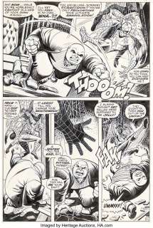 Romita Sr., John - John Romita Sr. and Jim Mooney Amazing Spider-Man #69 Story Page 11 Original Art (Marvel, 1969)....