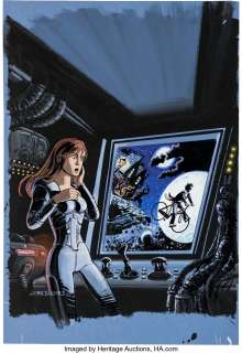 Mézières, Jean-Claude | Jean-Claude Mézières Valerian and Laureline #3 Collected Edition Cover Original Art (Dargaud, 2009).... | Heritage