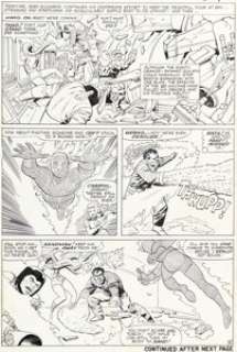 Kirby, Jack | Jack Kirby and Vince Colletta Fantastic Four #42 Story Page 4 Original Art (Marvel, 1965). ... | Heritage