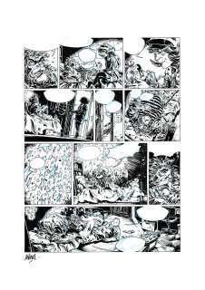 A COUCHER DEHORS, Anlor, tome 1, 2016, planche n°27, encre et crayon… | Bamboo Edition