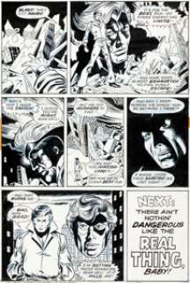 Jim Starlin And Chic Stone | Captain Marvel #25 Story Page 20 Original Art (Marvel, 1972).... | Heritage
