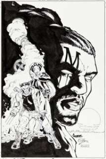 Georges Jeanty, Art Thibert and Allen Martinez - Bishop: The Last X-Man #8 Cover Original Art (Marvel, 2000).