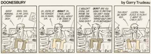 Garry Trudeau and Don Carlton - Doonesbury Daily Comic Strip Original Art dated 1-15-79 (Universal Press Syndicate, 1979).