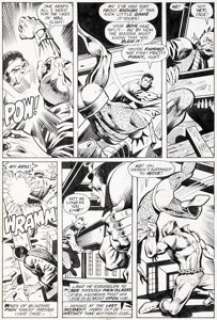 George Tuska and Vince Colletta Power Man #29 Story Pages 17-18 Original Art (Marvel, 1976). (Total: 2 Original Art) | Heritage