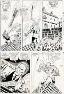 John Romita Sr., Larry Lieber, Mike Esposito (as Mickey Demeo) The Amazing Spider-Man Annual #5 Story Page 30 Original Art (Marvel, 1968).