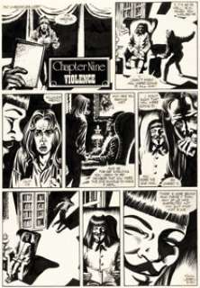 V for Vendetta Original Art For Sale | ComicArtTracker