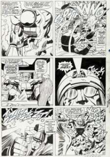 Jack Kirby and Vince Colletta Thor #141 Story Page 12 Original Art (Marvel, 1967). | Heritage