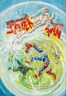Ed Hannigan The Spectacular Spider-Man #72 Cover Painting Original Art (Marvel, 1982). | Heritage