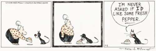 Patrick McDonnell Mutts Daily Comic Strip Original Art dated 11-6-99 (King Features Syndicate, 1999).