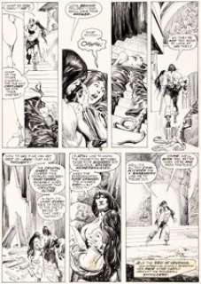 John Buscema and Alfredo Alcala Savage Sword of Conan #19 Story Page 20 Original Art (Marvel, 1977). | Heritage